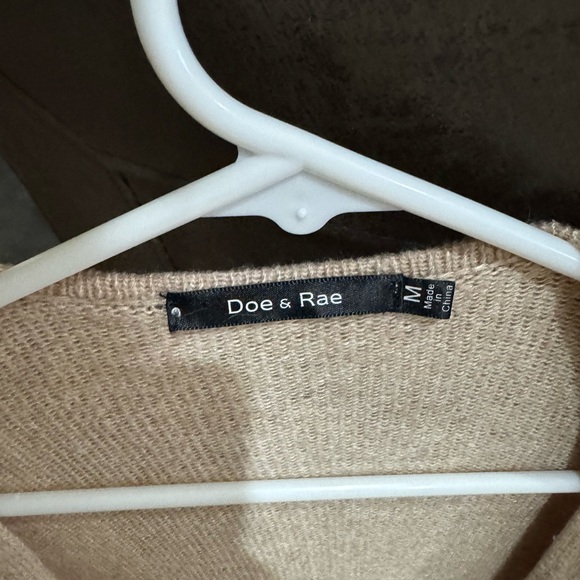 Doe & Rae Colorblock Open Cardigan - Picture 2 of 2